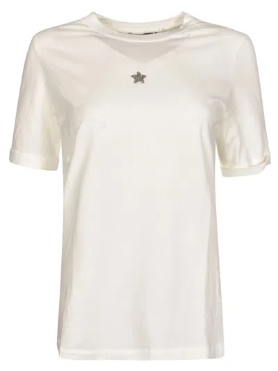 Lorena Antoniazzi Logo T-shirt In White