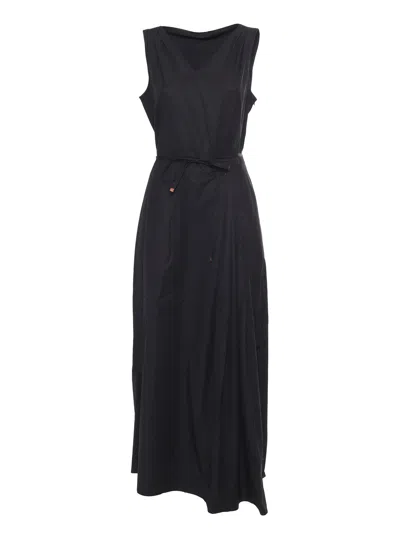 LORENA ANTONIAZZI LONG BLACK DRESS