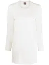 Lorena Antoniazzi Long-sleeve Tunic Top In White