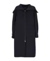 Lorena Antoniazzi Long-sleeved Coat In Black