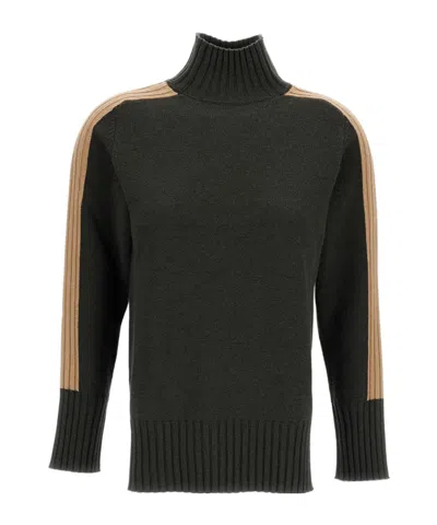 Lorena Antoniazzi Long-sleeved Turtleneck Sweater In Black