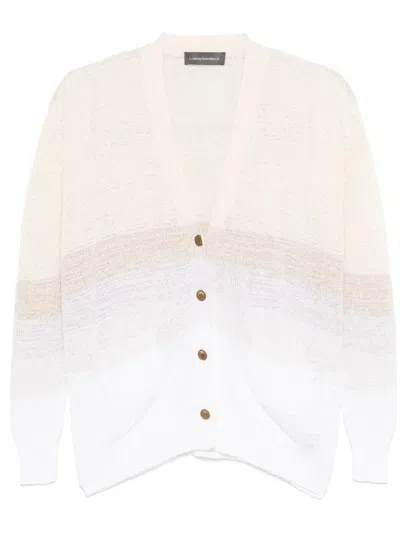 Lorena Antoniazzi Cardigan Mit Lochstrickmuster In Nude
