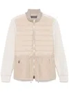 Lorena Antoniazzi Panelled-design Jacket In Neutrals