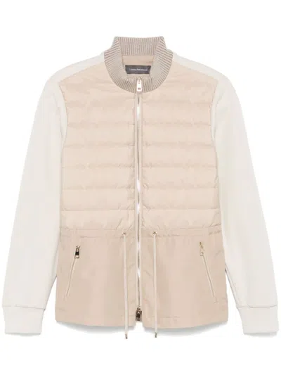 Lorena Antoniazzi Panelled-design Jacket In Neutrals