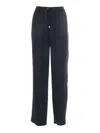 Lorena Antoniazzi Laced Trousers In Blue