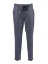 Lorena Antoniazzi Elasticated-waistband Trousers In Blue