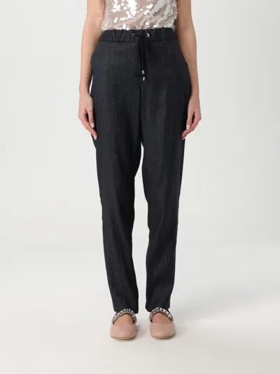 Lorena Antoniazzi Pants  Woman Color Blue
