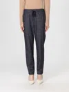 Lorena Antoniazzi Pants  Woman Color Blue In Black