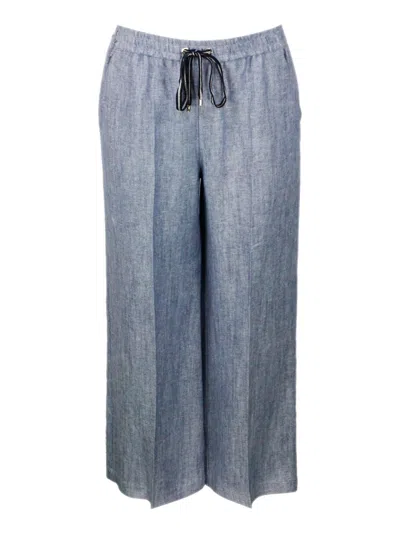 Lorena Antoniazzi Pants In Sky Blu