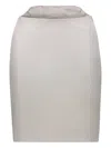 Lorena Antoniazzi Pencil Mini Skirt In Grey