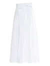 Lorena Antoniazzi Pleated Bow-detail Skirt In White