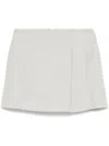 Lorena Antoniazzi Pleated Skorts In Grey