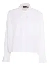 Lorena Antoniazzi Cropped Button-down Shirt In White