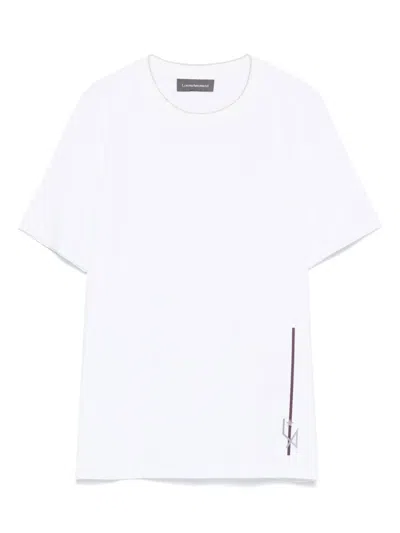 Lorena Antoniazzi Print-detail T-shirt In White