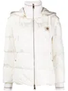 Lorena Antoniazzi Quilted Puffer Jacket With High Collar In White