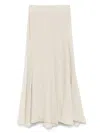 Lorena Antoniazzi Ramie Maxi Skirt In Neutrals