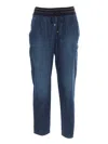 Lorena Antoniazzi Relaxed Fit Casual Straight Jeans In Blue