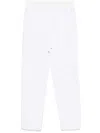 Lorena Antoniazzi Relaxed Fit White Trousers With Drawstring Waist In White