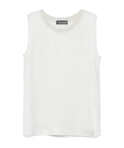 LORENA ANTONIAZZI SATIN TANK TOP