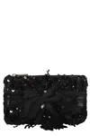 Lorena Antoniazzi Sequin Clutch In Black