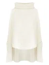 Lorena Antoniazzi Sequin-embellished Turtleneck Gilet In White
