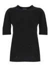 Lorena Antoniazzi Sequin-embellishment Sweater In Black