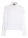 Lorena Antoniazzi Cropped Button-down Shirt In White