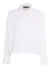 Lorena Antoniazzi Cropped Button-down Shirt In White