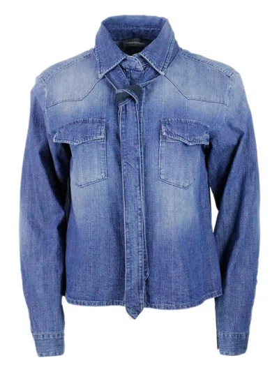 Lorena Antoniazzi Shirts In Navy