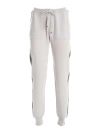 Lorena Antoniazzi Side Bands Pants In Dove Grey In Grey