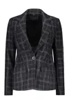Lorena Antoniazzi Single-breasted Blazer In Blue
