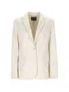 Lorena Antoniazzi Single-breasted Blazer In Neutral