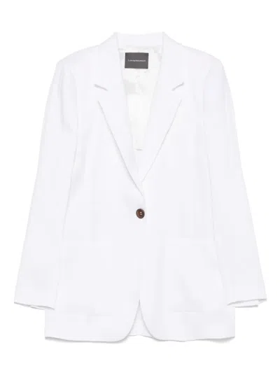 Lorena Antoniazzi Single-breasted Blazer In White