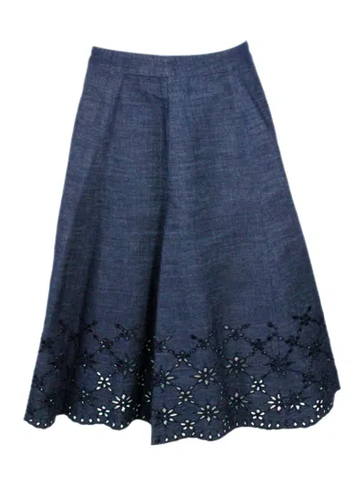 Lorena Antoniazzi Skirt In Denim