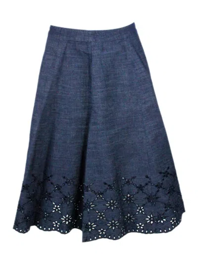 Lorena Antoniazzi Skirts In Navy