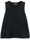 Lorena Antoniazzi Sleeveless Blouse In Blue