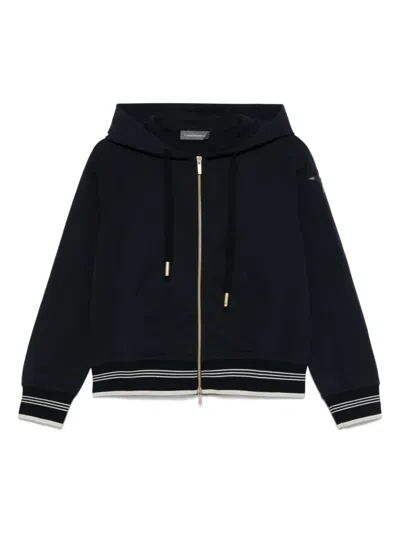LORENA ANTONIAZZI STAR-APPLIQUÉ HOODIE