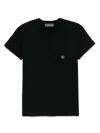 Lorena Antoniazzi Star-appliqué T-shirt In Schwarz