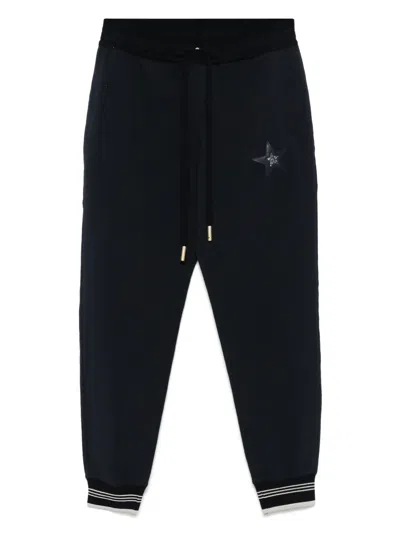 Lorena Antoniazzi Jogginghose Mit Sternapplikation In Black