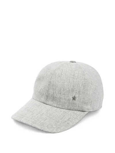 Lorena Antoniazzi Star-patch Baseball Cap In Gray