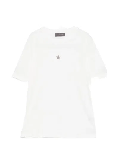 Lorena Antoniazzi Star-patch T-shirt In White