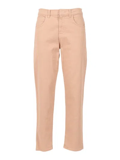 LORENA ANTONIAZZI STRAIGHT-LEG DENIM PANTS WITH MID-RISE WAIST