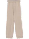 Lorena Antoniazzi Straight-leg Drawstring Sweatpants In Brown