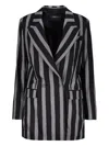 Lorena Antoniazzi Virgin Wool Blazer In Black