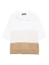 Lorena Antoniazzi Striped T-shirt In White