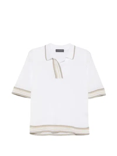 Lorena Antoniazzi Striped T-shirt In White