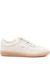 Lorena Antoniazzi Suede Sneakers In Neutral