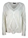 Lorena Antoniazzi Sweaters In White