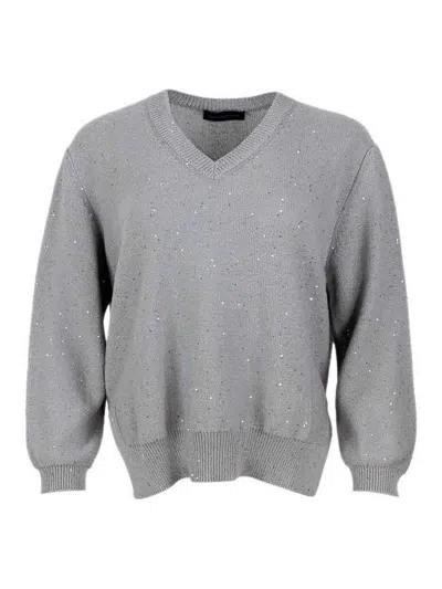 LORENA ANTONIAZZI SWEATER GREY