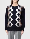 Lorena Antoniazzi Sweater  Woman Color Blue In Black